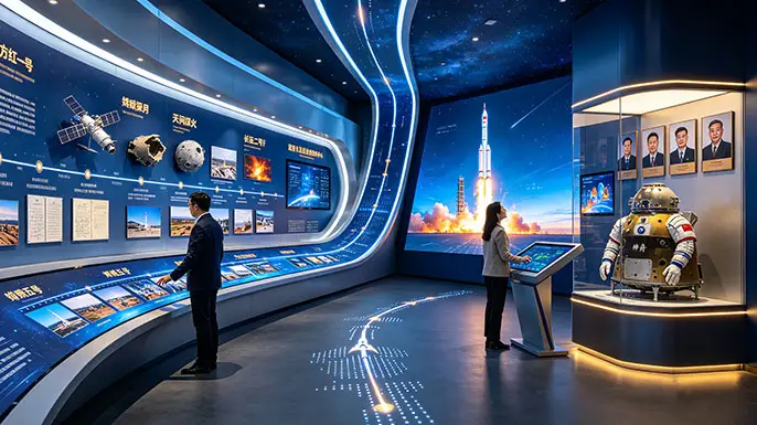 航空航天展厅-飞天之路·逐梦星辰