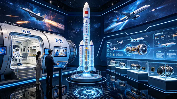 航空航天展厅-国之重器·硬核力量