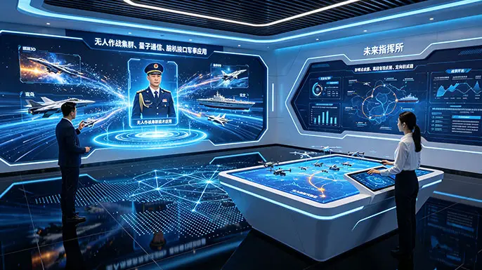 国防科技展厅-智胜未来·数字战场
