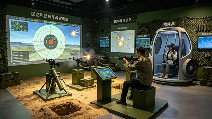 国防科技展厅-战术实训·砺剑沙场