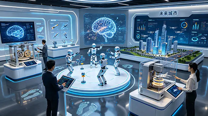科学技术展厅-前沿科技·智创未来