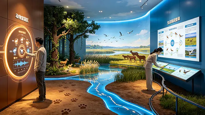 生态文明沉浸展厅-动物家园·生灵奇境