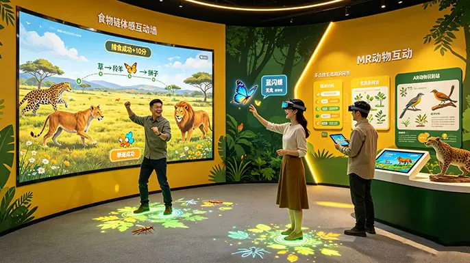 生态文明沉浸展厅-互动体验·探索自然