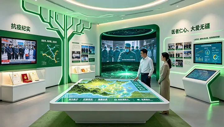 医院院史馆-社会担当·大爱无疆