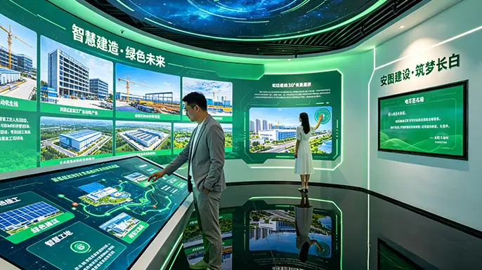 安图建设集团展厅-智慧云平台与IoT展区