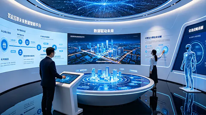 芸启互联大数据展厅-展厅全景