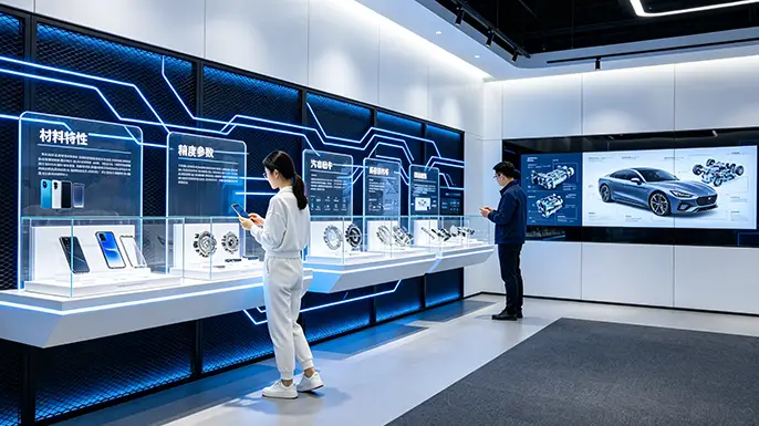 玖芮精密科技展厅-产品应用场景展区
