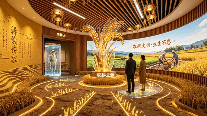 农耕展厅-序厅·农耕之源