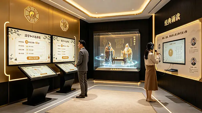 传统文化展厅-国学智慧·知行合一