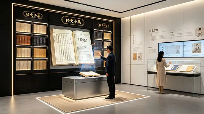 传统文化展厅-经史子集·典籍千秋