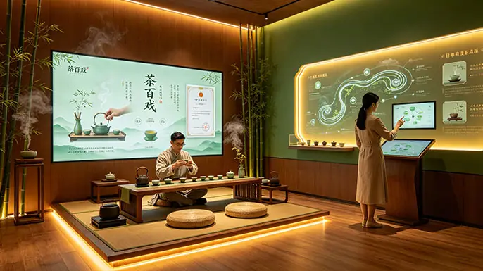 茶文化展厅-茶道修行·禅茶一味