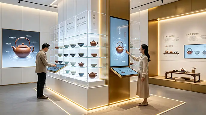 茶文化展厅-茶器美学·器以载道