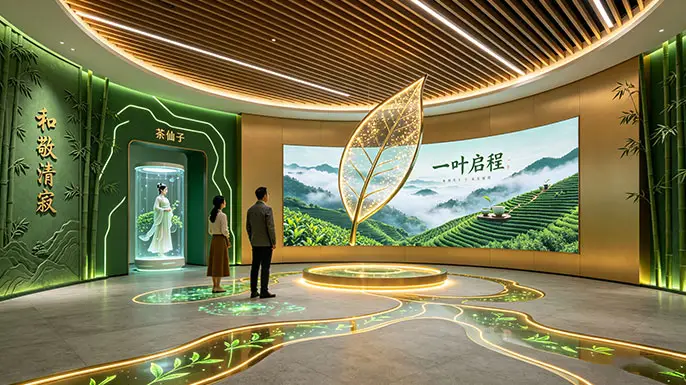 茶文化展厅-序厅·一叶启程