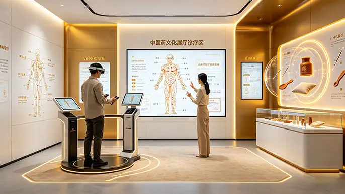中医药文化展厅-医史溯源·杏林春秋