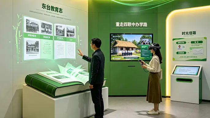 校史馆展厅-互动体验·薪火相传