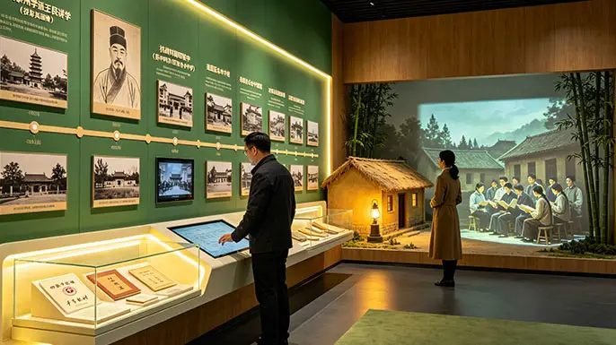 校史馆展厅-历史沿革·峥嵘岁月