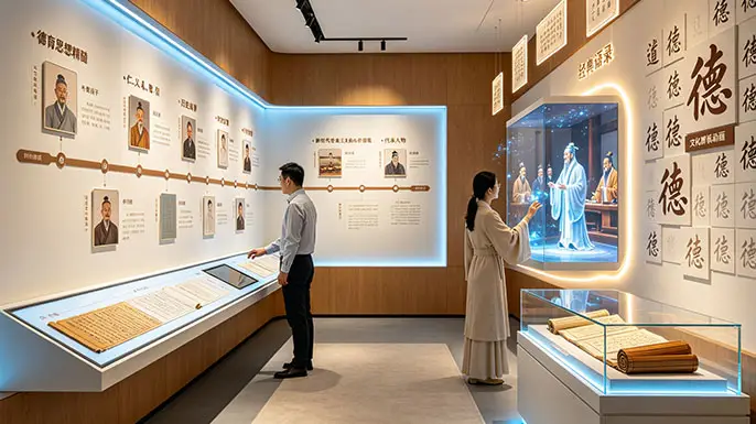 高校德育展馆-道德溯源·德之根基