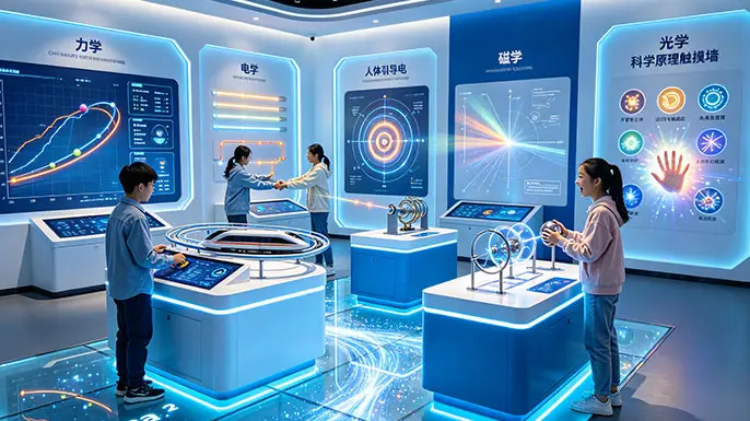 中学科学探索展厅-基础科学·探秘法则