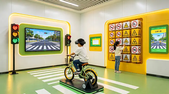 小学安全教育展馆-交通安全·平安出行