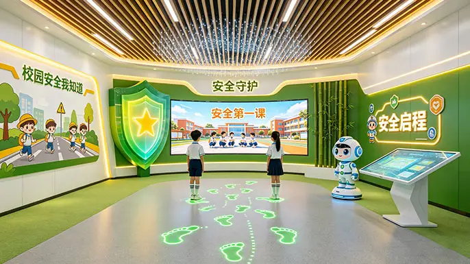 小学安全教育展馆-序厅·安全启程