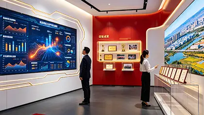 北溟创艺展示-政府展厅深度解读
