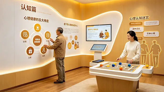 老干部心理健康关爱中心展厅-认知篇·心灵密码