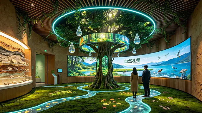 国家湿地公园科普馆-序厅·生命之源