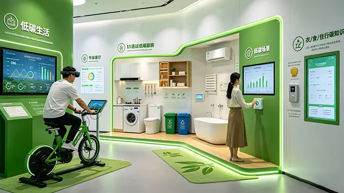 零碳科技园体验中心-低碳生活·绿色行动