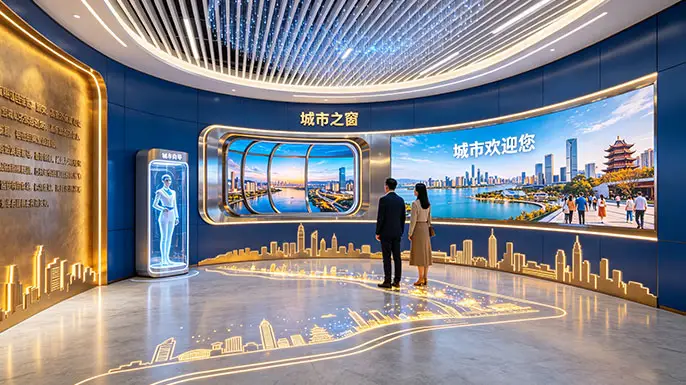 未来之城体验馆-序厅·城市印象