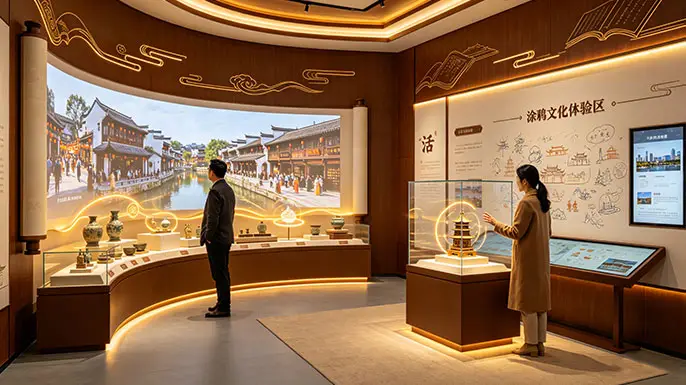 高新区产业展示中心-文化魅力·人文荟萃