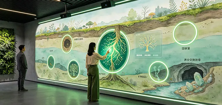 北溟创艺展示-互动投影