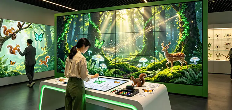北溟创艺展示-互动涂鸦